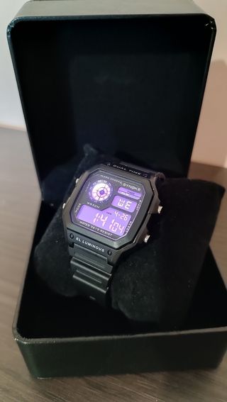 Reloj Digital Deportivo Negro 