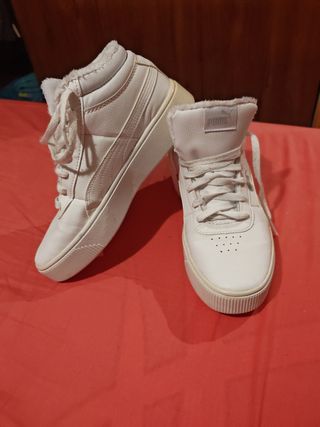 Zapatillas Puma Mujer Blancas
