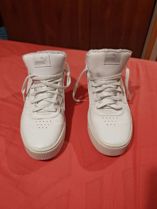 Zapatillas Puma Mujer Blancas