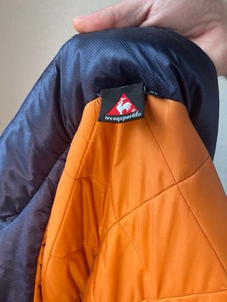 Chaqueta Le Coq Sportif Retro Beige/Azul
