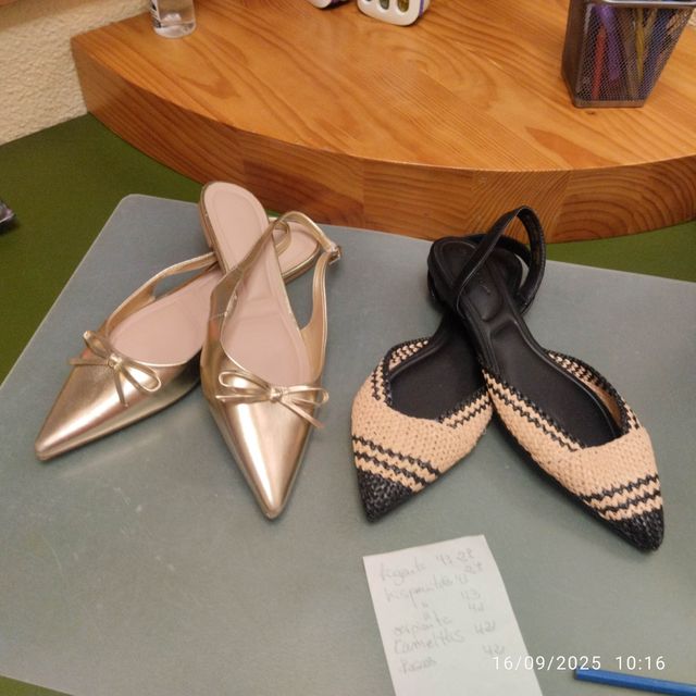 Zapatos dorados y beige Primark Talla 42 y 41