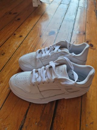 Zapatillas Puma Blancas Sin Estrenar
