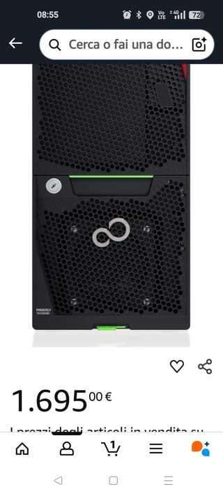 Fujitsu PRIMERGY TX1310MS Tower