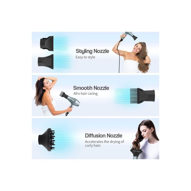 Secador de Pelo Ionico PRO Gris