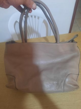 Borsa Coccinelle Beige/Rosa Pelle
