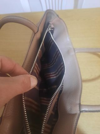 Borsa Coccinelle Beige/Rosa Pelle