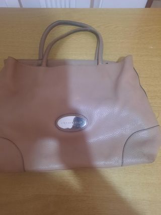 Borsa Coccinelle Beige/Rosa Pelle