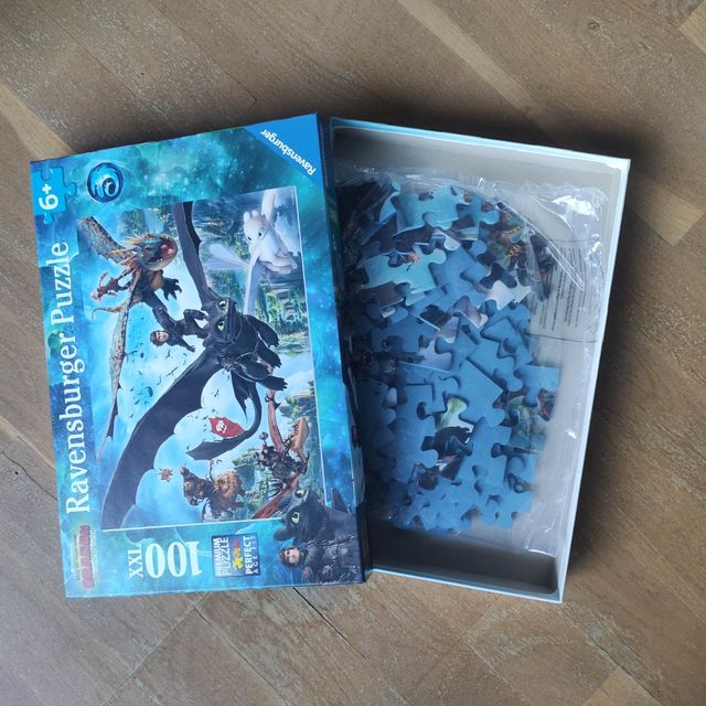 Puzzle Ravensburger Como entrenar a tu Dragón 100 