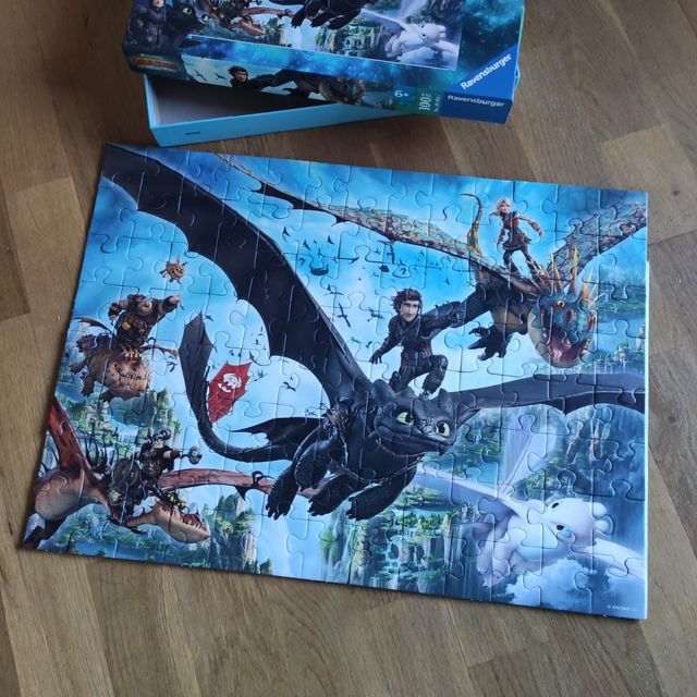 Puzzle Ravensburger Como entrenar a tu Dragón 100 