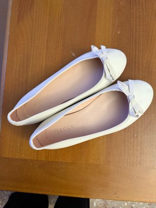 Bailarinas Bass Blancas Talla [Talla]