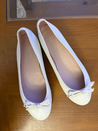 Bailarinas Bass Blancas Talla [Talla]