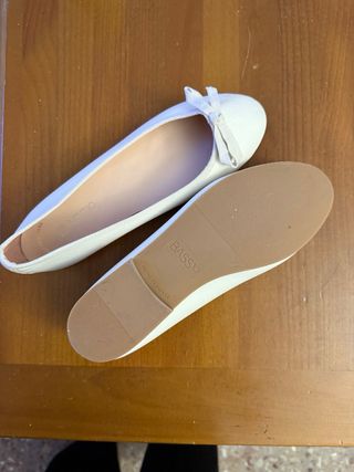 Bailarinas Bass Blancas Talla [Talla]