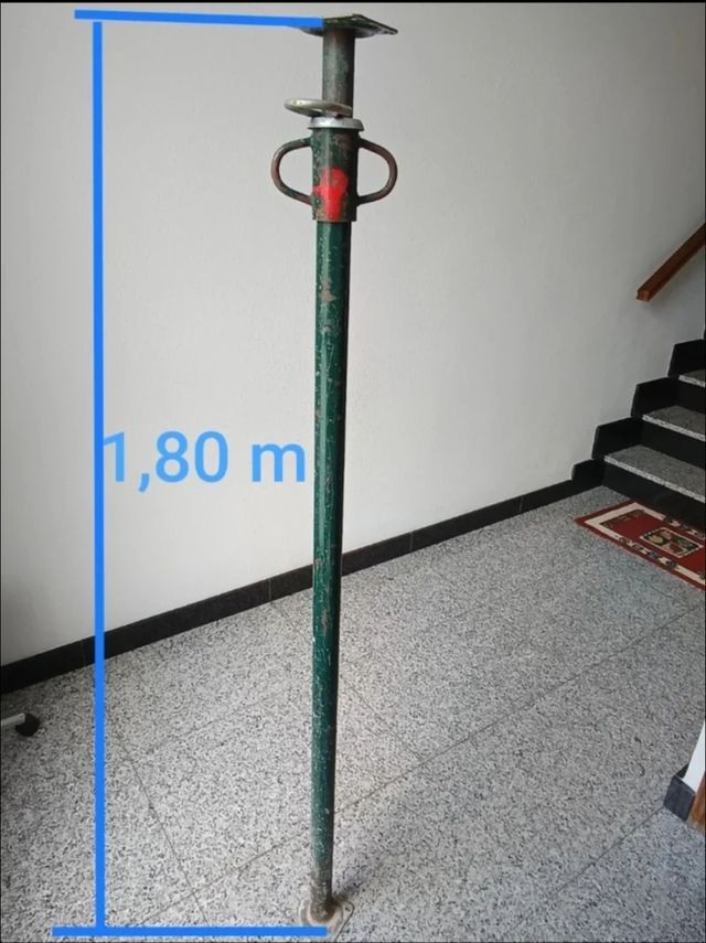 Puntales metálicos de obra 3m y 3,5m.