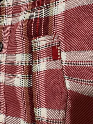 Chaqueta Laga cuadros roja Talla L