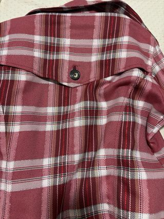 Chaqueta Laga cuadros roja Talla L