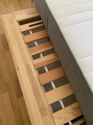 Letto matrimoniale Ikea Mandal 140x200 + materasso