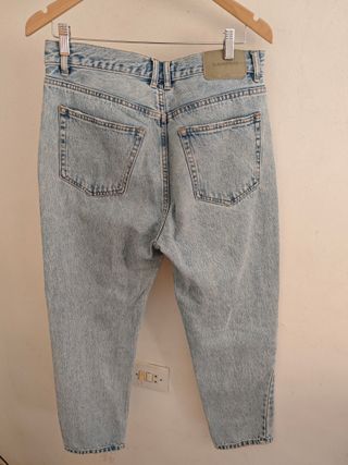 Pantalones vaqueros rectos Pull&Bear talla 42 muje