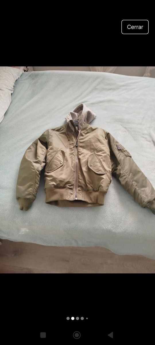 Cazadora Bomber Brandit Talla M Verde