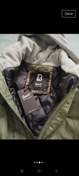 Cazadora Bomber Brandit Talla M Verde