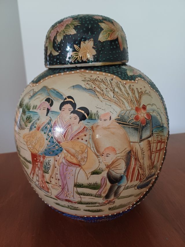Vaso porcellana orientale Satsuma