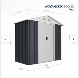 Caseta Jardín Metálica ADVANCED SECOND Nueva