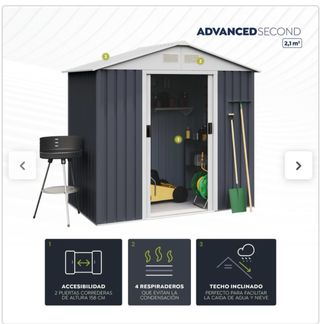 Caseta Jardín Metálica ADVANCED SECOND Nueva