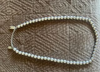 Collar Plata Mexicana Bolas Grandes