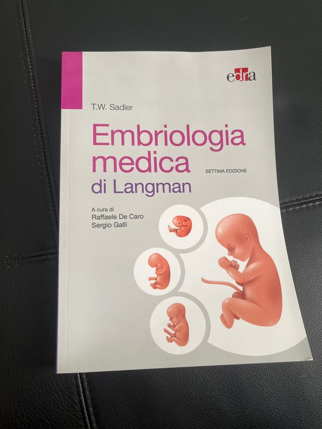 Embriologia medica di Langman 7 ed 