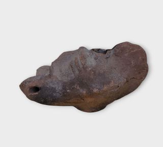 Lámpara Terracota Africana Antigua