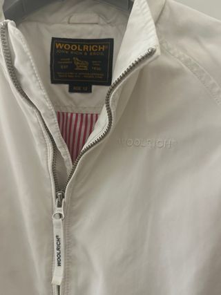 Giubbino Woolrich bianco anni 12