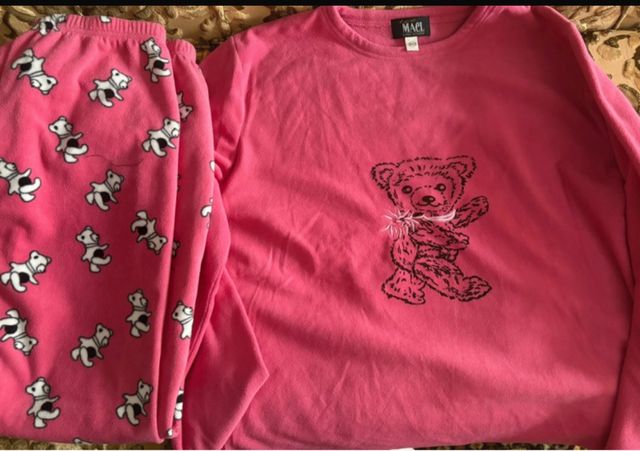 Pijama polar mujer polar rosa nuevo