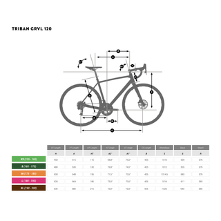 Bicicleta de gravel mujer aluminio monoplato Triban Grvl