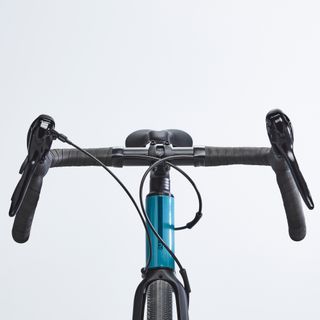 Bicicleta de gravel mujer aluminio monoplato Triban Grvl