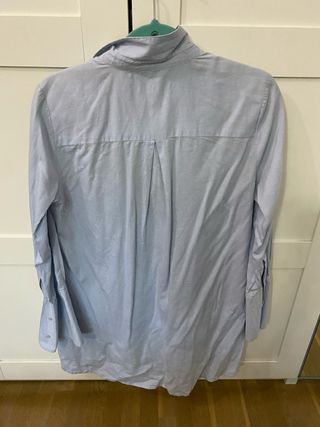 Camisa bordada azul bebé Talla M
