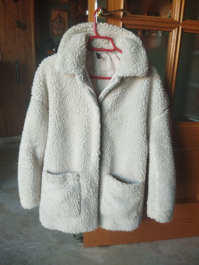 Abrigo beige borreguillo