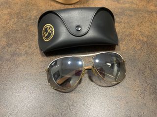 Gafas de Sol Ray-Ban Aviador Dorado/Blanco