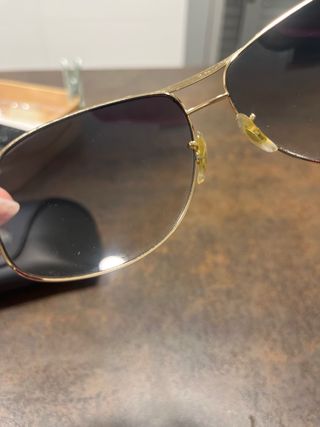 Gafas de Sol Ray-Ban Aviador Dorado/Blanco