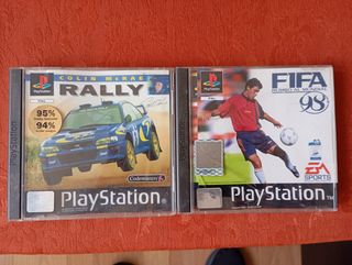 2 Juegos PlayStation 1: Colin McRae Rally y FIFA98