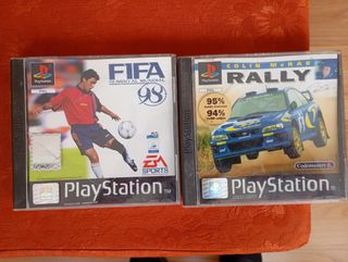 2 Juegos PlayStation 1: Colin McRae Rally y FIFA98