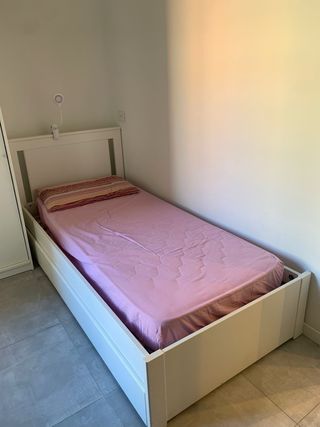 Letto singolo Ikea con cassetti