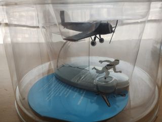 3 Figuras Aviones Tintín Moulinsart