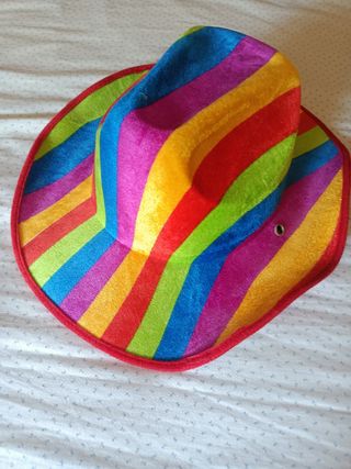 Sombrero vaquero multicolor