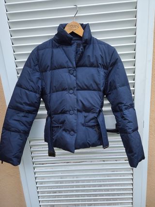 Chaqueta de plumas azul mujer
