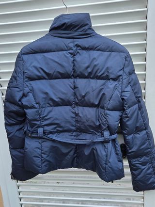 Chaqueta de plumas azul mujer