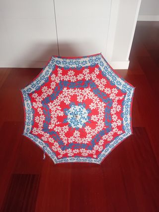 Paraguas infantil vintage flores