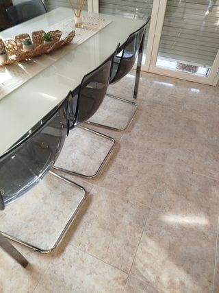 Sillas Tobias IKEA Gris/Cromado