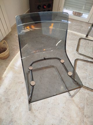 Sillas Tobias IKEA Gris/Cromado