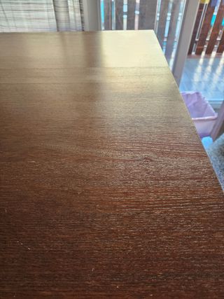 Solo en persona!! Mesa extensible madera oscura IK