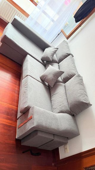 Sofá Chaise Longue Gris