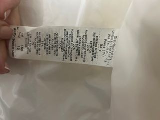 Giacchino Moncler bianco 100 grammi tg anni 12